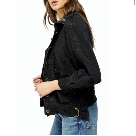 Gorgeous Free People Jade Black Jacket - Picture 3 of 14